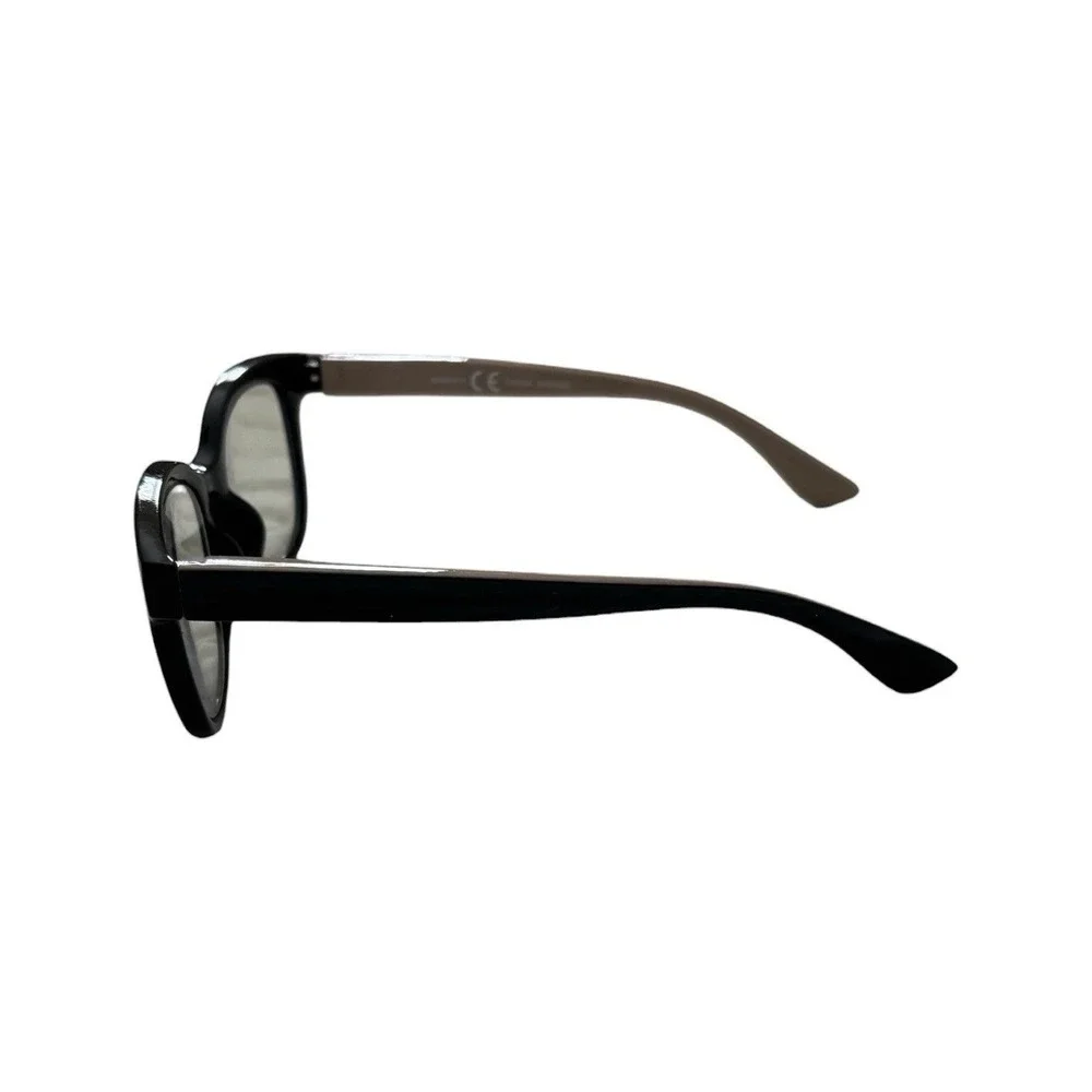 Peepers Grandview Focus Readers +1.75 Blue Light Blocking Black Taupe Square